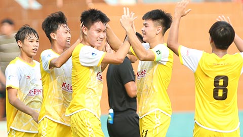 VCK U17 Quốc gia - K-Elec 2022: HAGL thắng đậm Sài Gòn